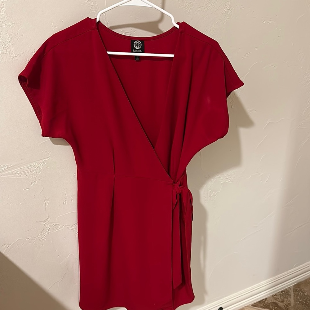 Red mini dress size small